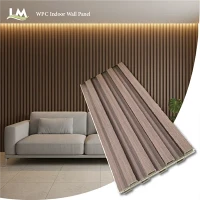 Ekologický-priestorový WPC lamelový nástenný panel 3M interiérový panel s textúrou dreva